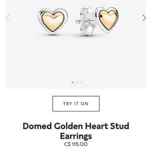 Pandora heart earring